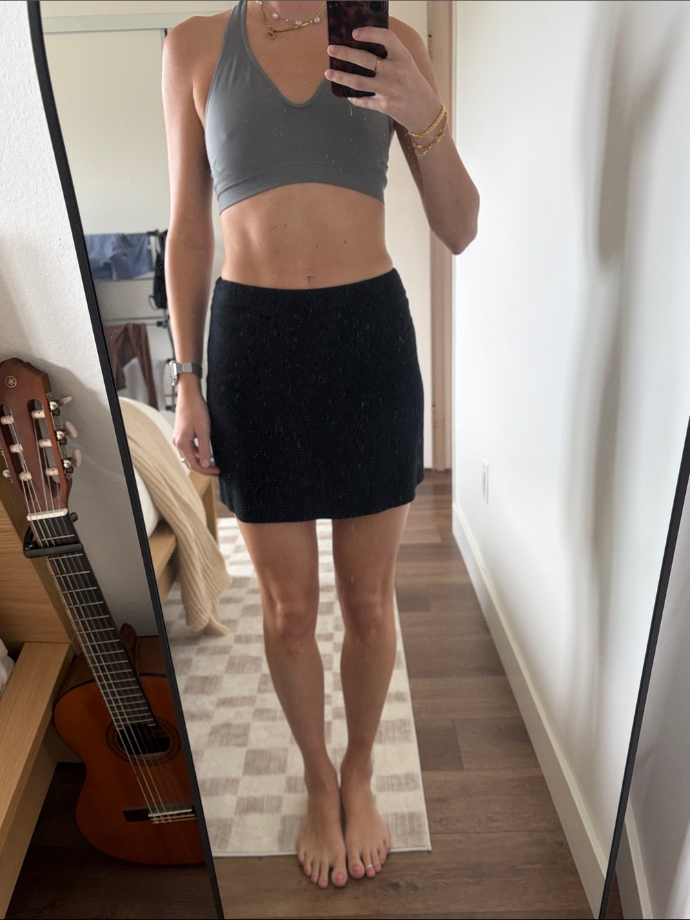 Princess Polly Black Mini Skirt